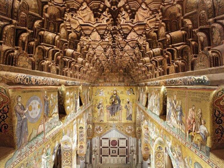 Soffitto Arabo Cappella Palatina Palermo